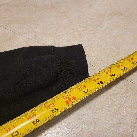 Six Flags Fright Frest Mens M Medium Insane Killer Clown Black Sweatshirt Hoodie - Picture 13 of 16